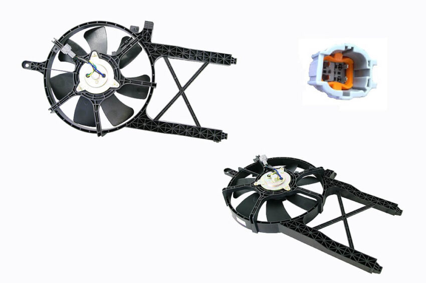 NISSAN-NAVARA-CONDENSER FAN ASSEMBLY-2005-2015