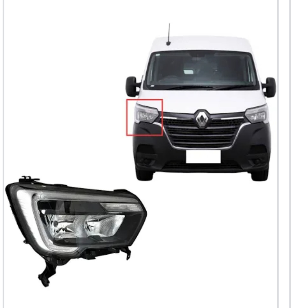 RENAULT MASTER MK3 HEADLIGHT RIGHT HAND SIDE -08/2019-CURRENT - Image 3